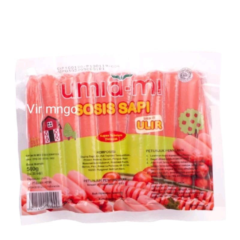 

Sosis Sapi Ulir Umiami 270 gr.