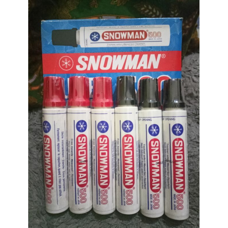 

SPIDOL SNOWMAN PERMANEN JUMBO MARKER 500