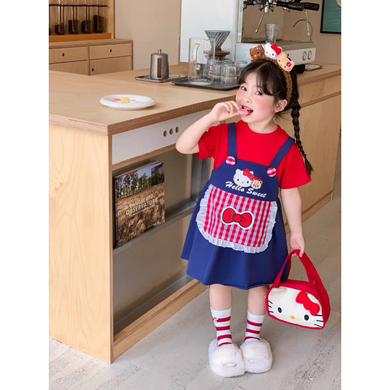 HELLO KITTY DRESS ANAK SANRIO