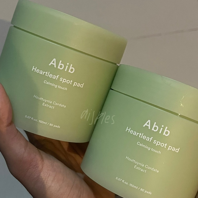 abib heartleaf spot pad calming touch (80 pads)