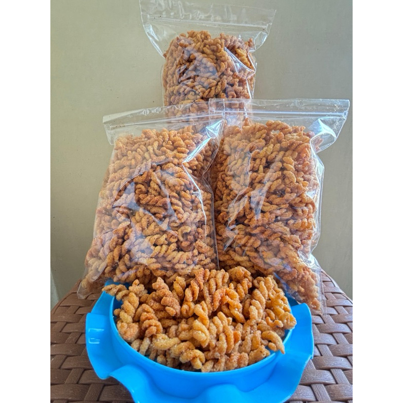 

Makaroni Spiral Ulir Pedas Asin