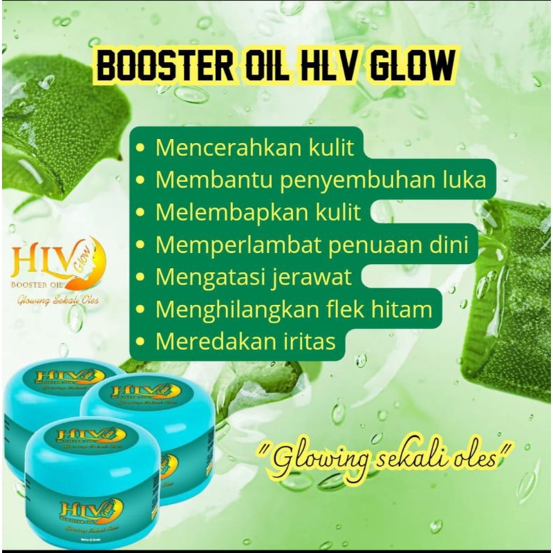 Cream HLV khusus Malam ( Booster oil HLV glow )