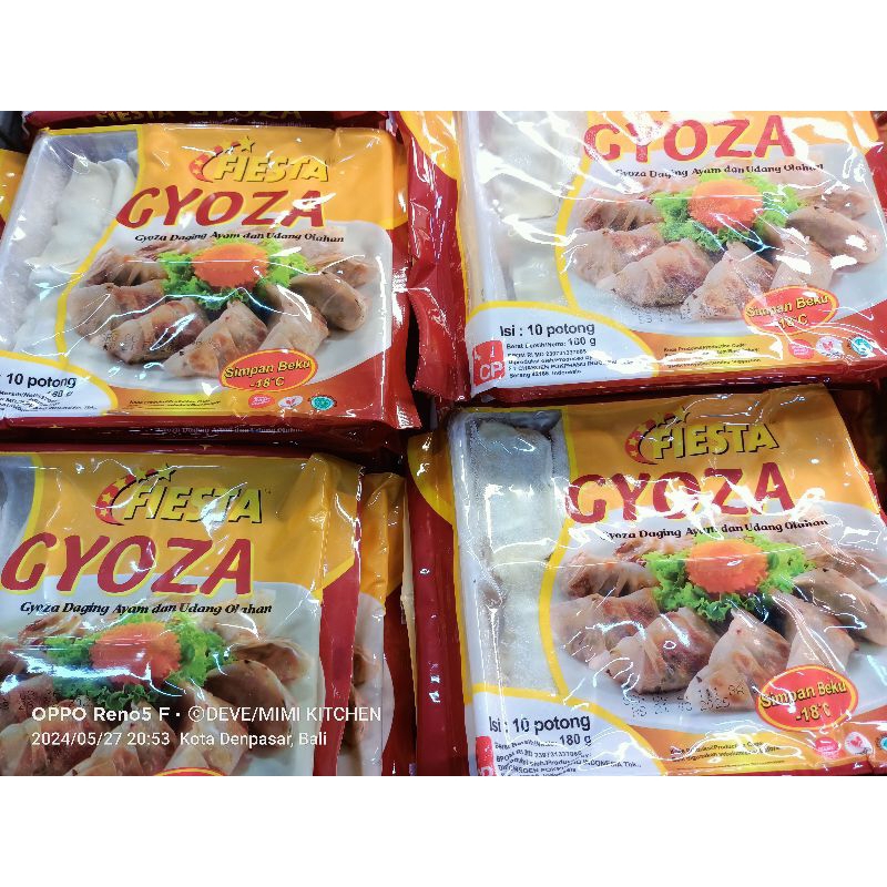 

FIESTA GYOZA 180GR PANGSIT AYAM & UDANG ISI 10PC