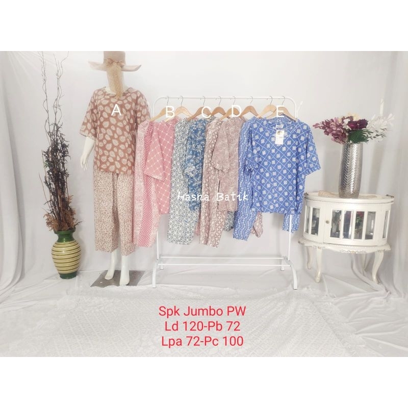 Setelan Celana Luza (Spk. Jumbo PW) Batik Pekalongan