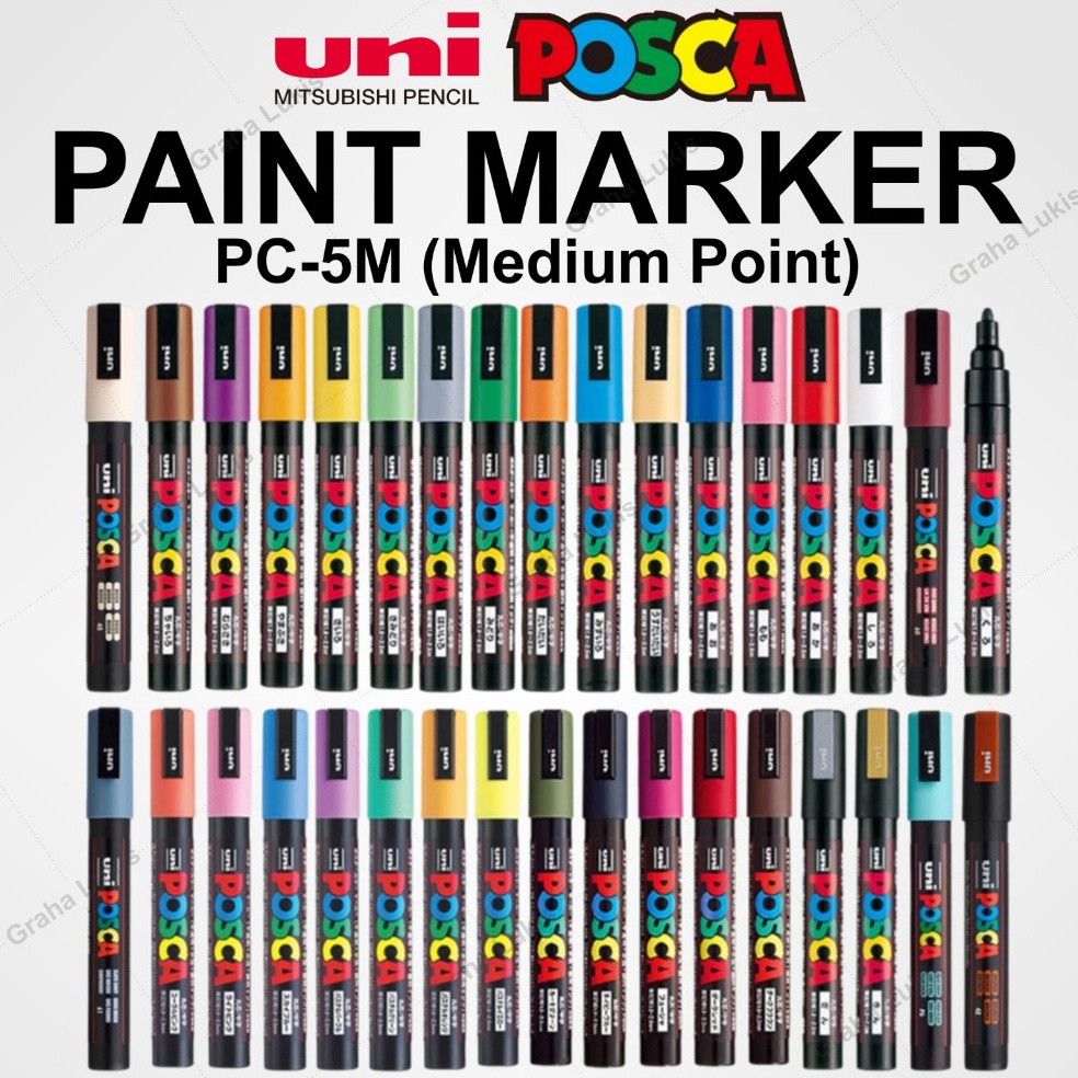 

KODE Y6I8 Uni Posca Paint Marker PC5M Medium Point