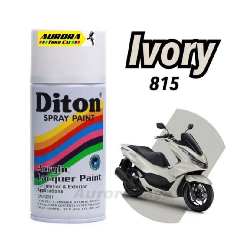 Cat Pilok Diton Spray Paint 815 Ivory 300ml Putih Ivori Gading Tulang Cream Coklat Muda Pilox Pylox