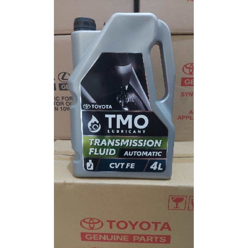 oli mobil TMO transmissio fluid automatic CVT FE galon 4Liter Oli Matic ATF Toyota CVT-FE TMO New