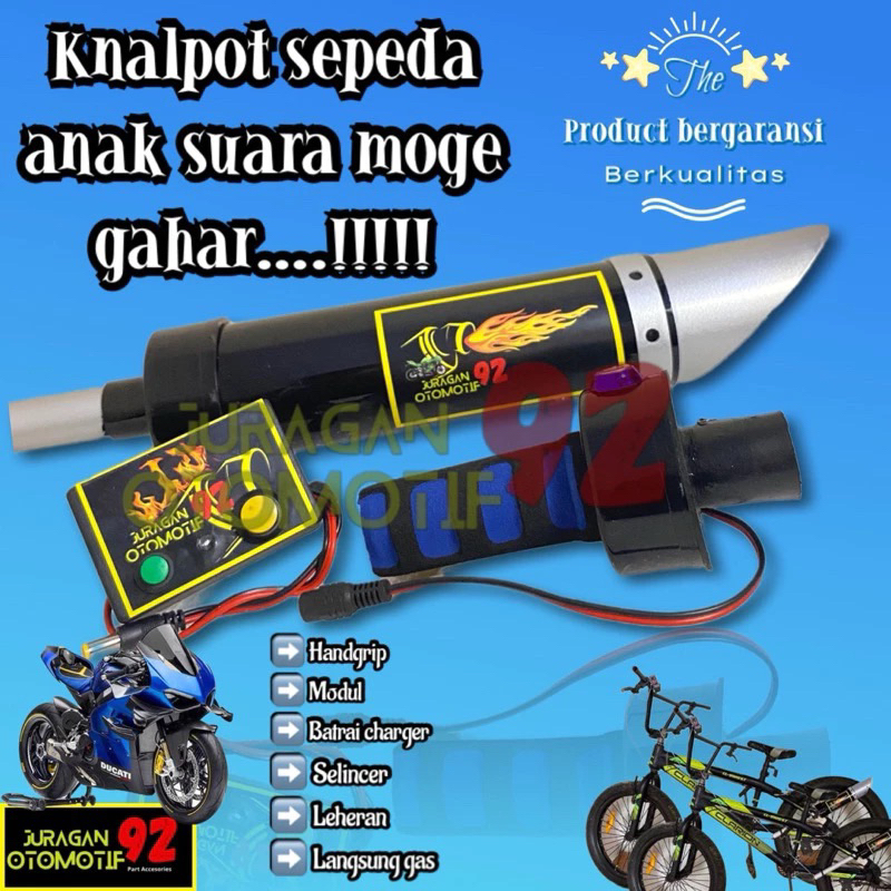 RB KNALPOT SEPEDAH KNALPOT SEPEDA SUARA ZX MOGE MAINAN ANAK KNALPOT SEPEDA BMX ONTEL DLL