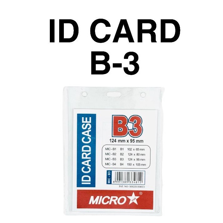 

Paling Keren DAPAT 2 PCS Plastik Mika Tempat Name Tag ID Card Holder B3 95 x 124 124 x 95 mm Bagus Tebal