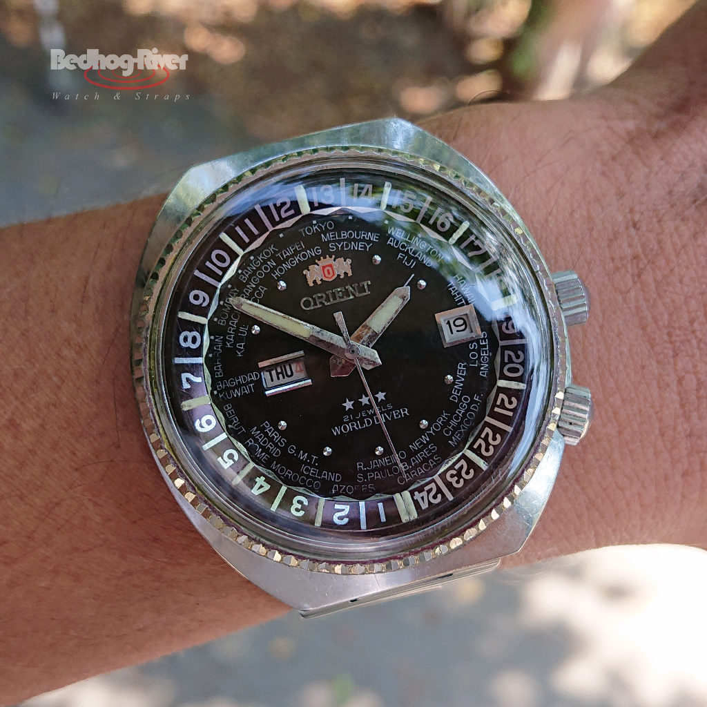 Vintage Orient World Diver Automatic Men's Watch - Caliber 1942