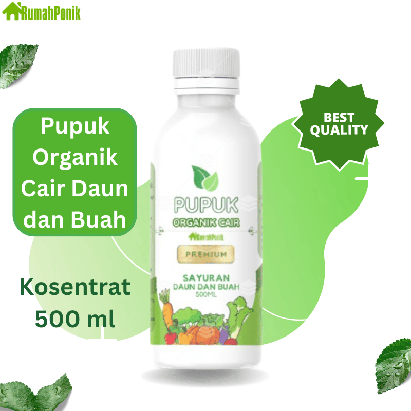 Pupuk Organik Cair (POC) 500ml untuk Sayuran Daun dan Buah Pupuk Cair Pupuk Organik
