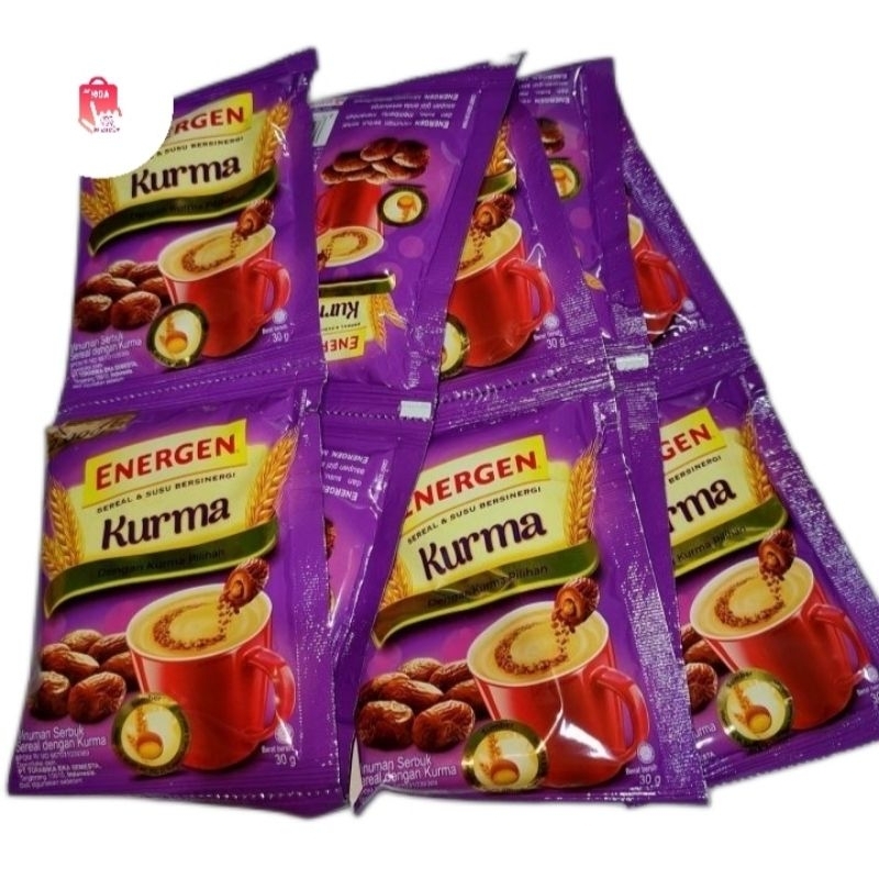 

Energen Sereal & Susu Bergizi - Rasa Kurma (1 renceng/10 sachet)