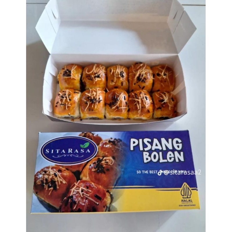 

SITA RASA BOLEN pisang coklat keju isi 10