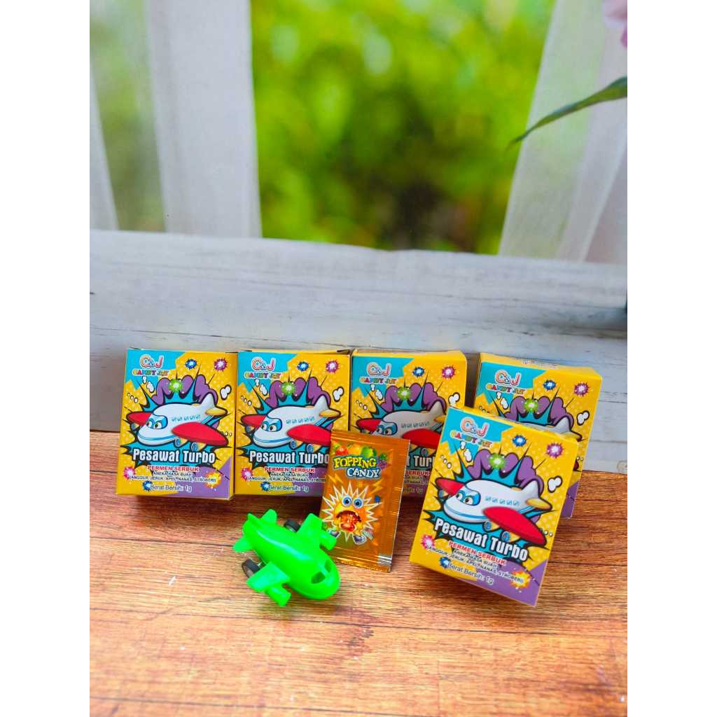 

(5 PCS) PERMEN PLETOK POPPING BERHADIAH MAINAN PESAWAT