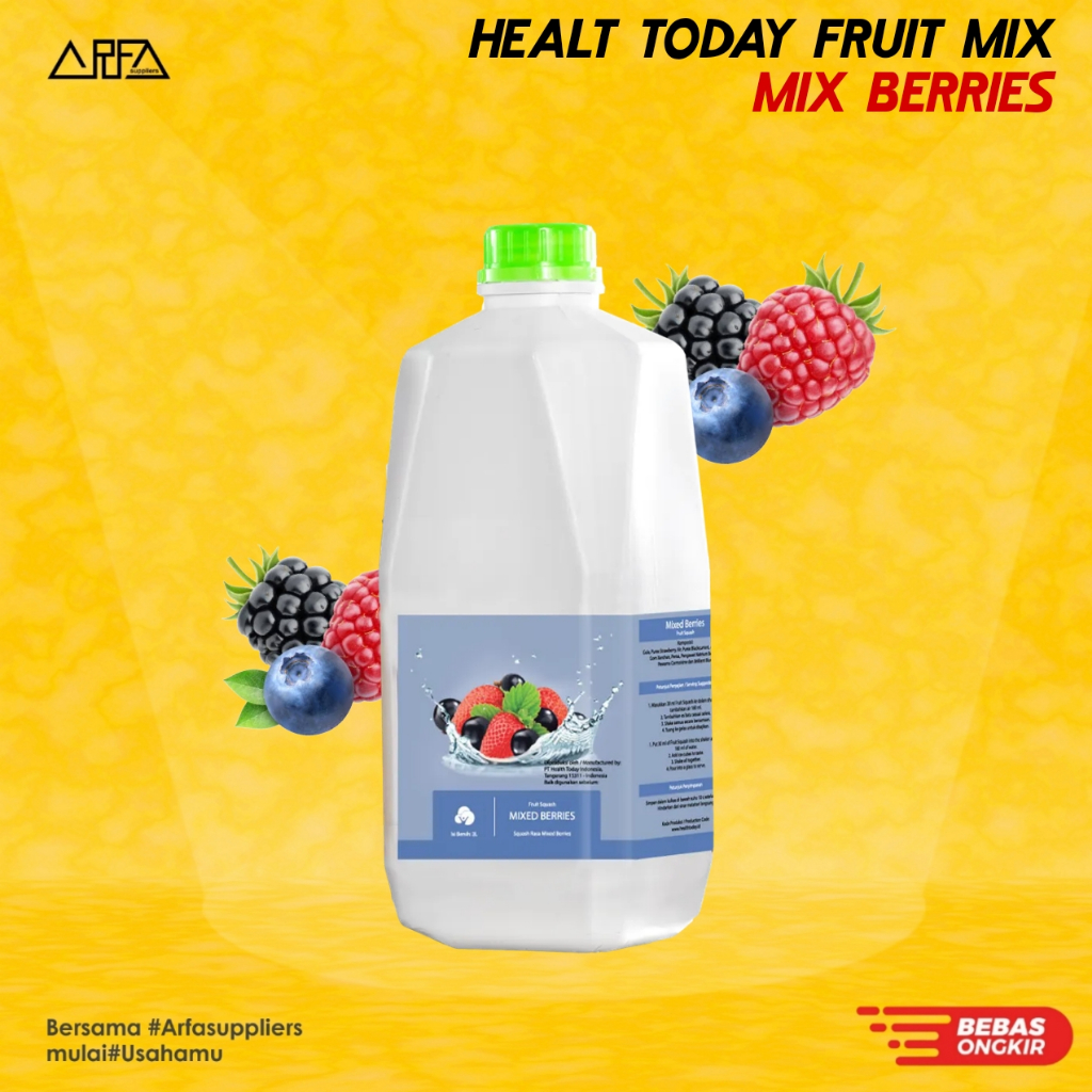 

Health Today Fruit Real Extract Mix Berries 2 Liter