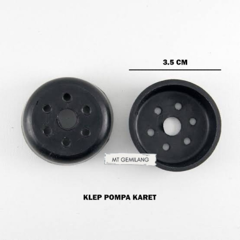 Klep Pompa Angin Sepeda Tabung Meter 3.5cm Karet