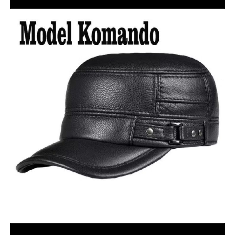 CTR - TOPI PRIA KULIT ASLI TOPI KEREN TOPI DISTRO 100% ORIGINAL TOPI KOMANDO