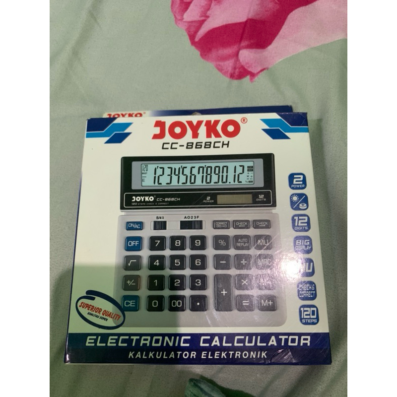 

Kalkulator Elektrik merk Joyko 12 digit