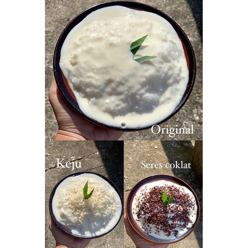 

ketan kuah (khusus instan/samday)