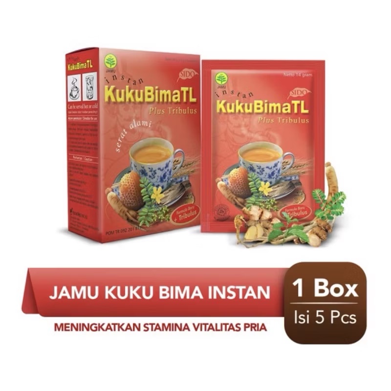 

SIDOMUNCUL Jamu Kuku Bima TL Plus Tribulus isi 5Sachet