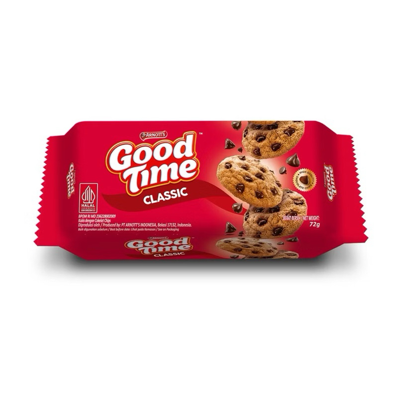 

Good Time Chocochips Cookies 72 gr