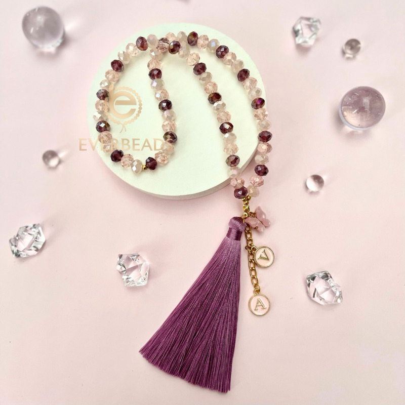 TASBIH HIAS SPION MOBIL KRISTAL 66 BUTIR | FREE BOX