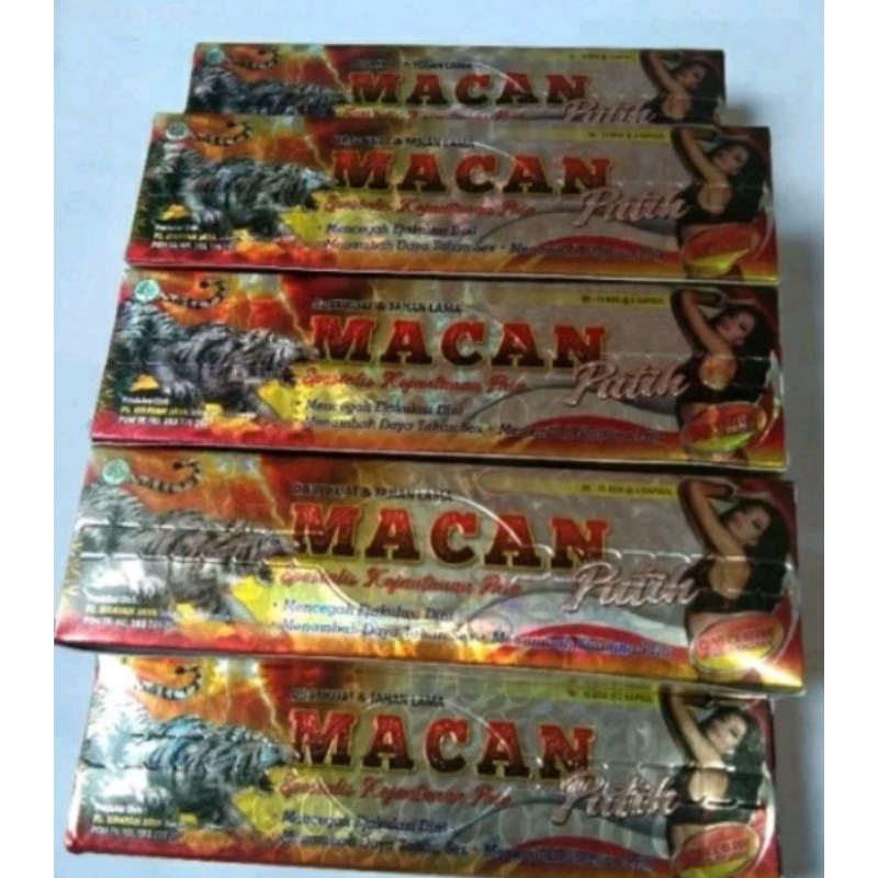 Macan putih kapsul original 100%