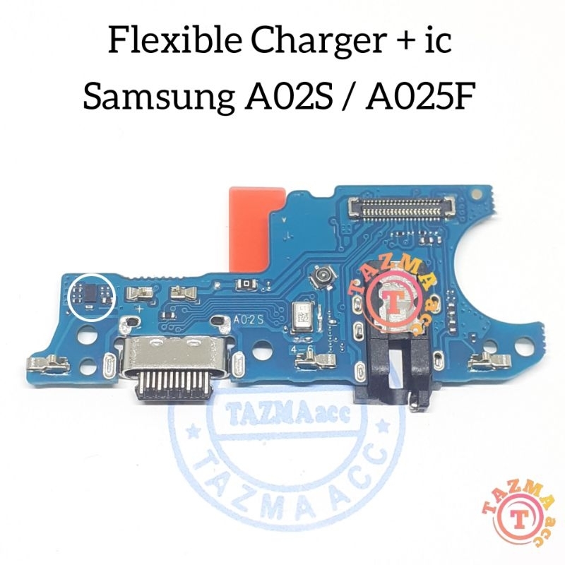 Samsung A02S A025F Ori Flexible Charger + ic Flexibel Konektor Cas Charger SAMSUNG A02S