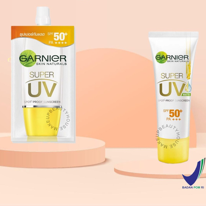 GARNIER Super UV Spot Proof Sunscreen SPF 50+ PA+++ Matte | Natural 15ml/7ml