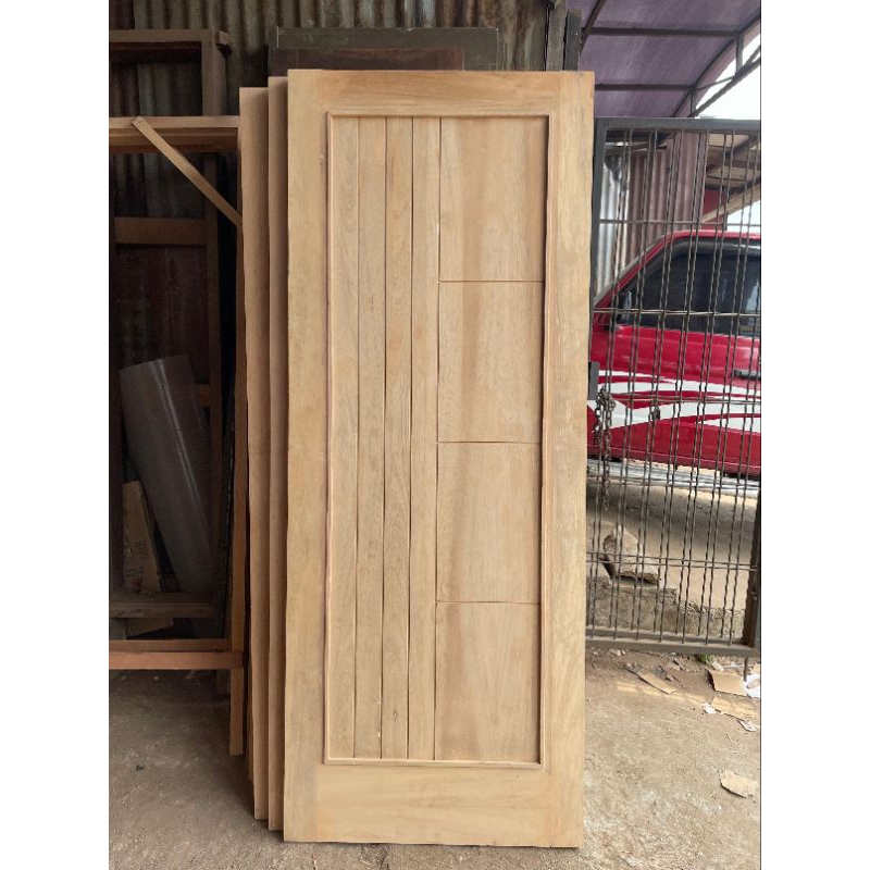 Pintu Kayu Meranti | pintu kamar minimalis | pintu utama termurah