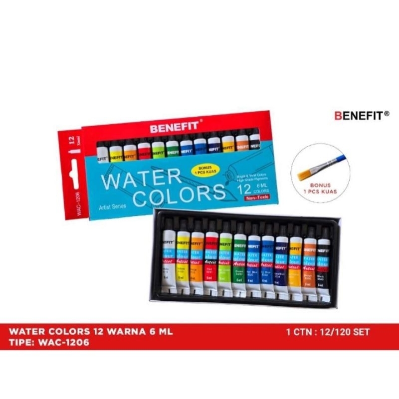 

Benefit Water Colors Cat Air 12 Colors 6ml WAC-1206 SF6