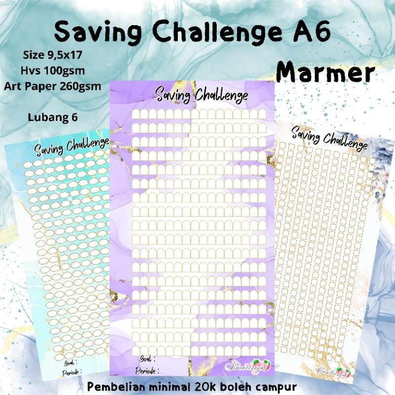 

♡•♡ Strawberryid MARMER ♡•♡ 1 LEMBAR KERTAS MENABUNG BINDER A6 HVS 100GSM ARTPAPER 260GSM MOTIF