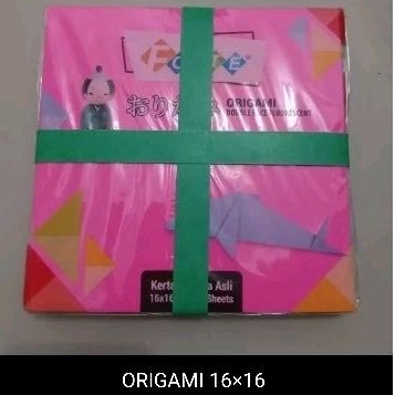 

(16x16) kertas lipat bolak balik warna warni 16x16 kertas origami