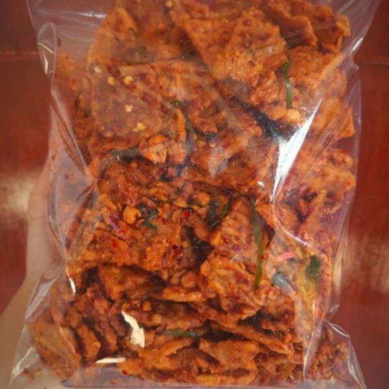 

KERIPIK TEMPE PEDAS DAUN JERUK 280g level 151-200
