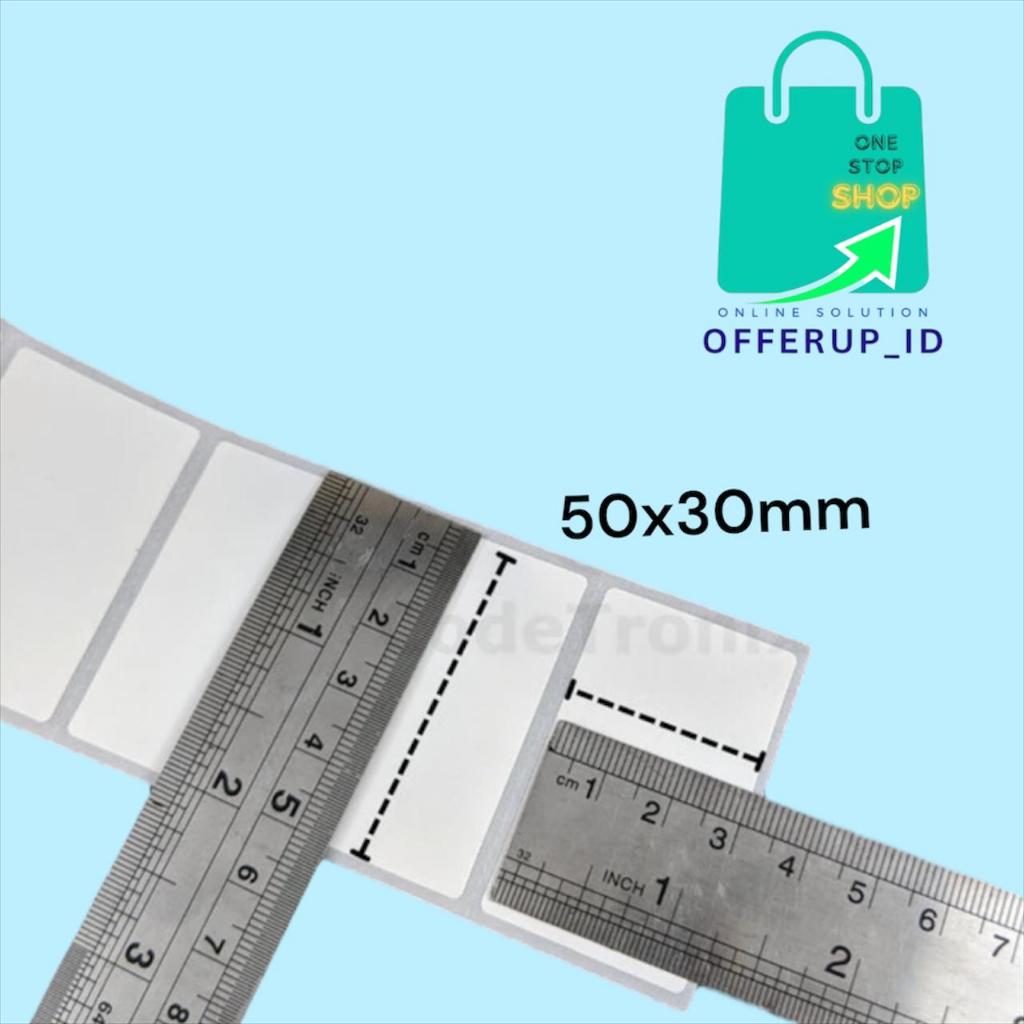 

KERTAS THERMAL LABEL STICKER BARCODE 1LINE 50x30mm 1000pcs