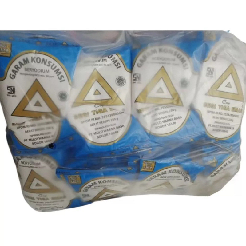 

Garam Segitiga Emas 250 gr dan 500 gr