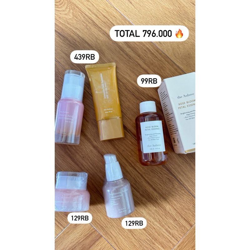 the Aubree Skincare set