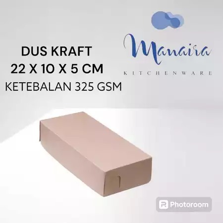 

Dus Pisang Bolen 22x10x5 cm/ Dus Brownies/ Papper Box Kue Tebal Pastry ( ECERAN )