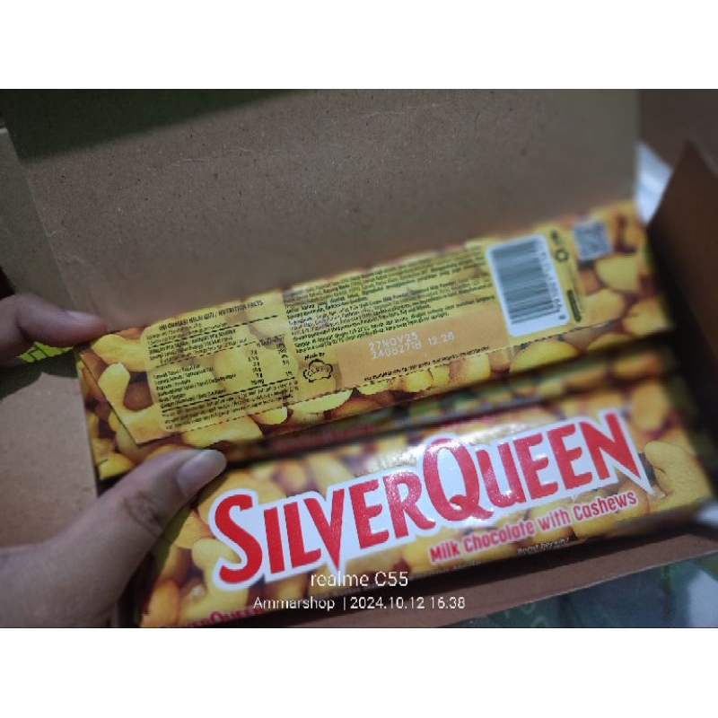 

Cokelat Silverqueen Cashew 58gr