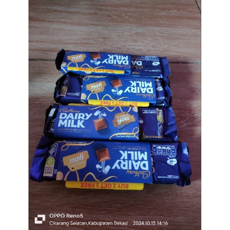 

Cadbury 62g b2g1 dpet 2 pak