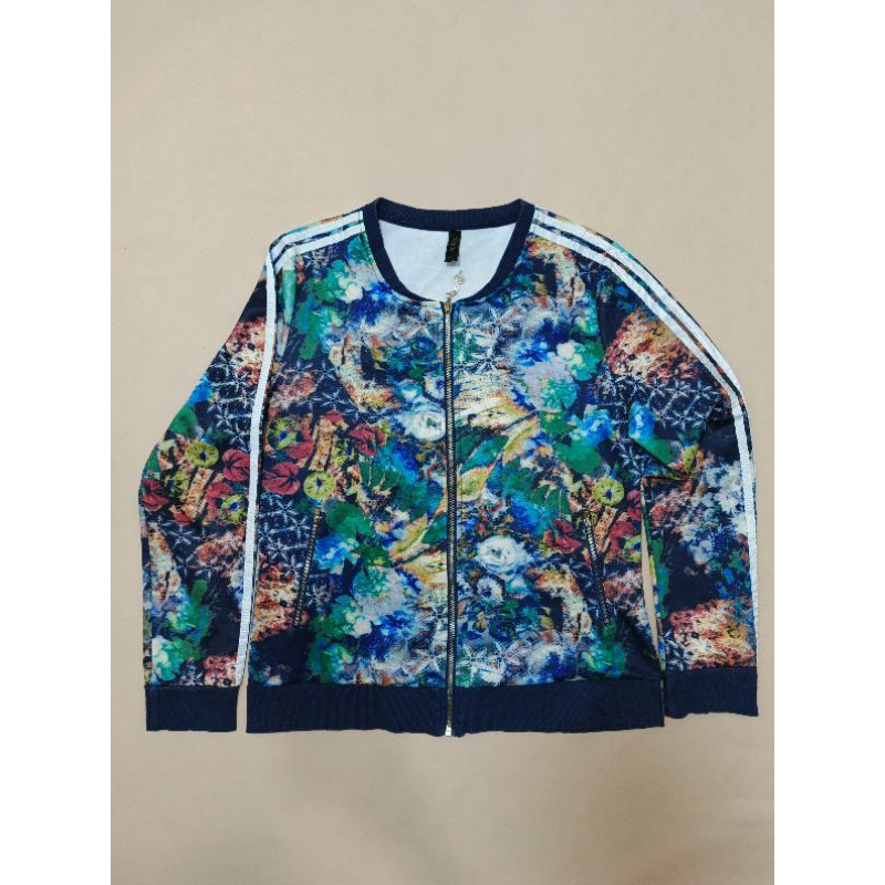 Jaket wanita motif bunga original berkualitas