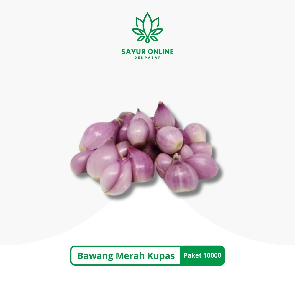 

Bawang Merah Kupas Paket 10000 - Sayur Online Denpasar