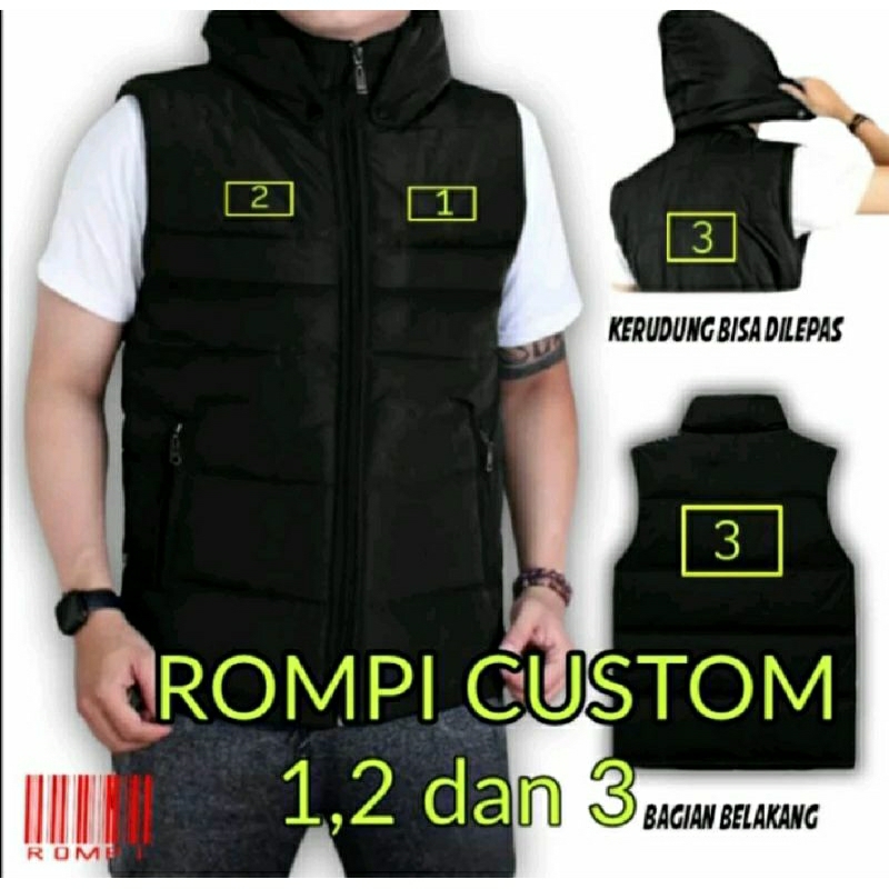 JAKET CUSTOM SABLON SUKA SUKA ( TIDAK BISA COD / BAYAR DI TEMPAT) / JAKET ROMPI GEMBUNG / JAKET CUST
