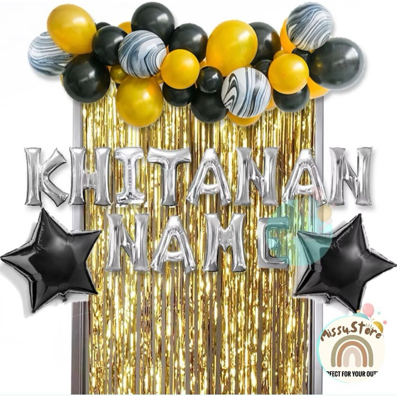 KHITANAN GARLAND SIMPLE DEKORASI SET/DEKORASI KHITANAN ANAK/BALON KHITANAN MURAH