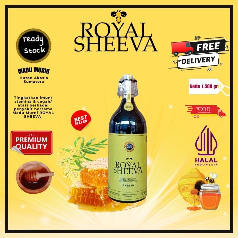 

Madu Murni Royal Sheeva 1500gr Madu Premium Hutan Akasia Sumatera Halal MUI Lulus Uji Laboratorium