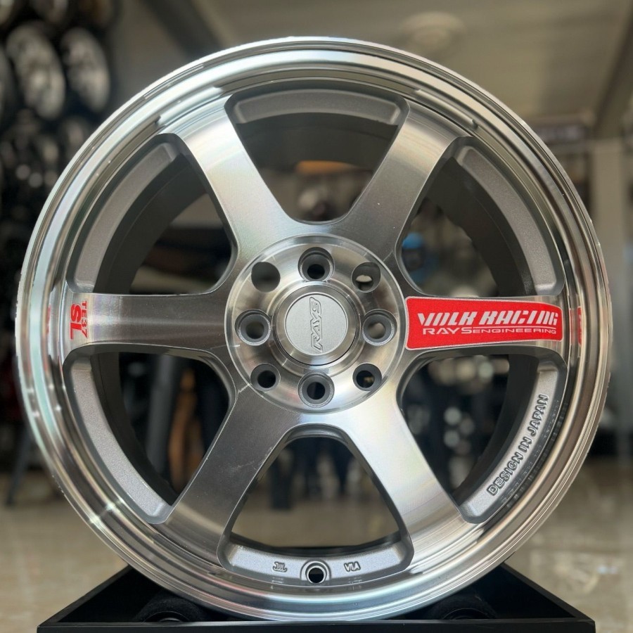 velg mobil R16 RAYS TE37 SL LEBAR 7 velg ring 16 Veloz Xenia Raize freed City Ignis Avanza