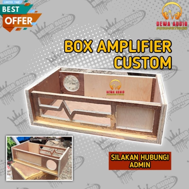 Box Power Amplifier Bahan Triplek 8/9mm 12mm Untuk 5A 10A 15A