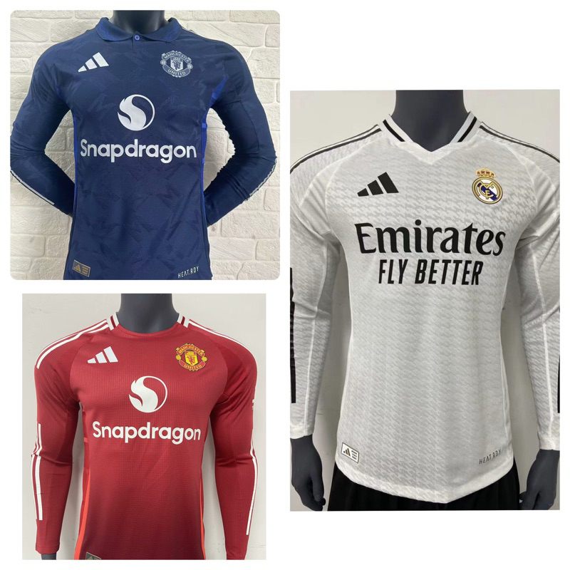 (LONG SLEEVE PLAYER ISSUE) JERSEY BOLA PLAYER ISSUE LS PANJANG