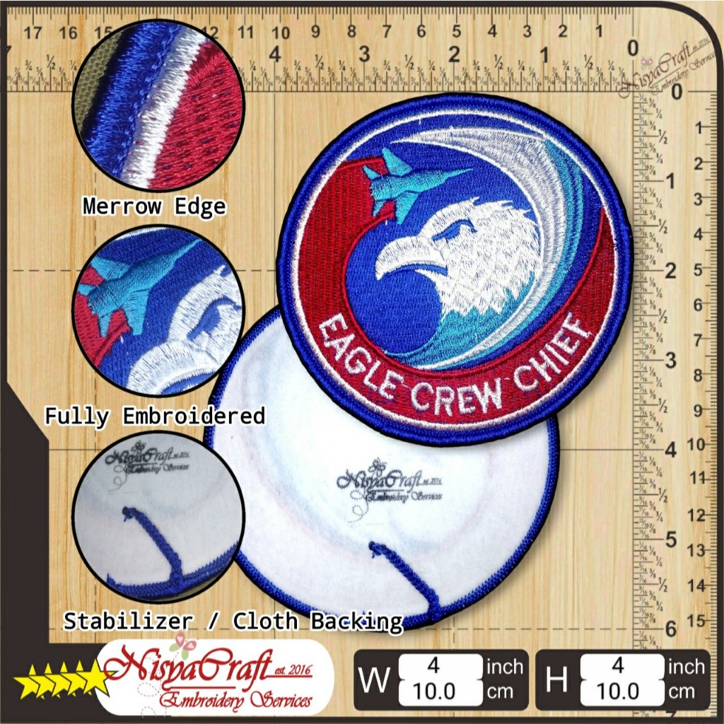 NCEP0103-011 USAF US Air force Airforce F-15 Eagle Crew Chief MA1 | Flight Jacket | Patch