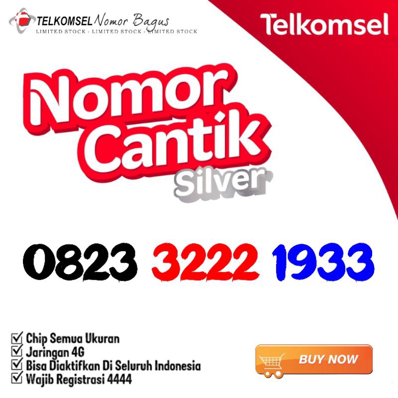 Nomor Cantik Telkomsel 1933 3222